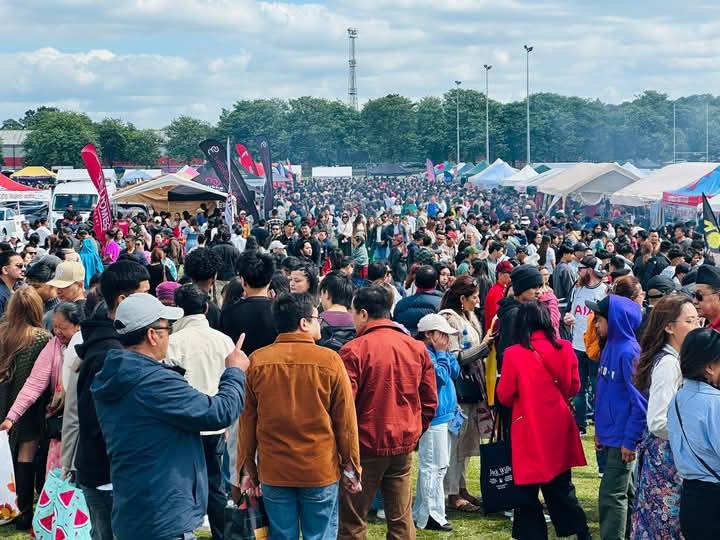 Thousands take part in the historic Gurkha Cup in London