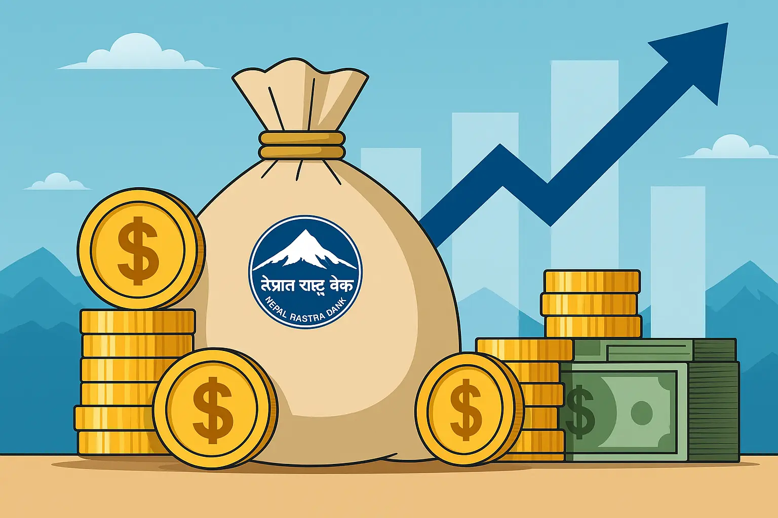 Nepal’s  foreign exchange reserves rose to USD 18.40 billion: NRB