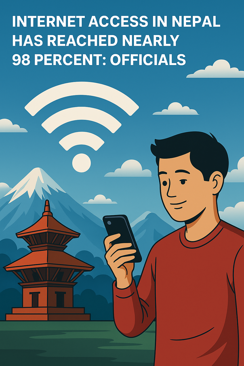 Internet access in Nepal has reached nearly 98 percent: Officials