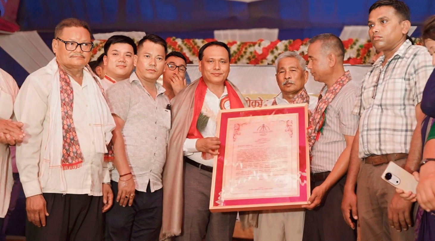 कुलमान घिसिङलाई सर्लाहीमा नागरिक अभिनन्दन
