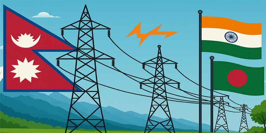Nepal exporting electricity to Bangladesh via Indian grid