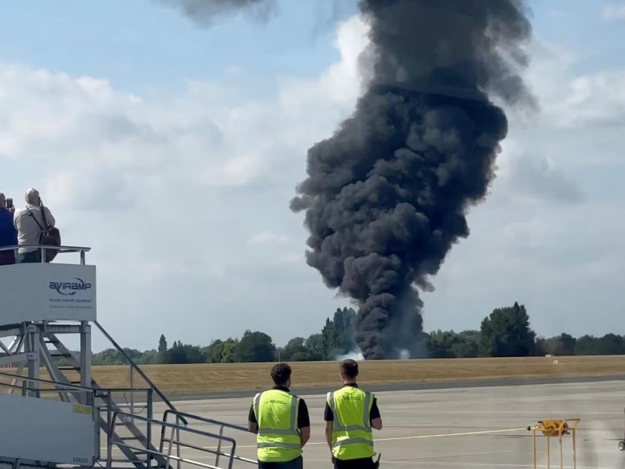 Small Plane Crashes in Fiery Blaze at London Southend Airport, Operations Halted