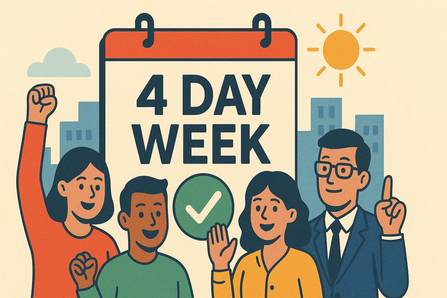 Four-day week good for workers and employers, a study says