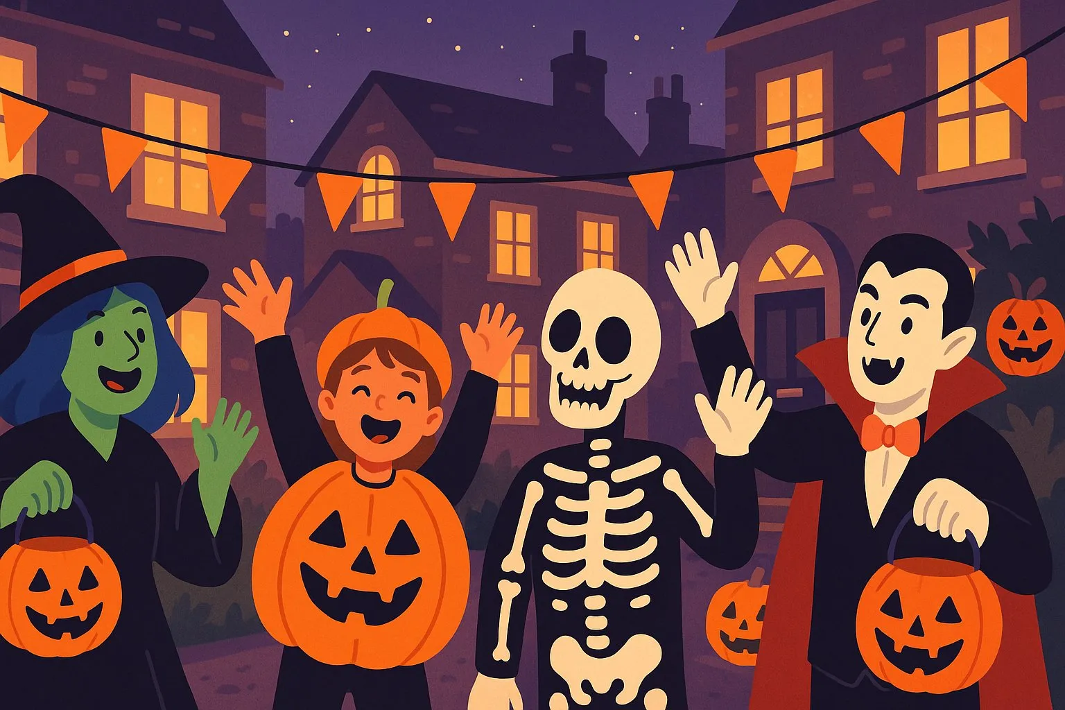 Halloween celebrated across the UK with festive spirit