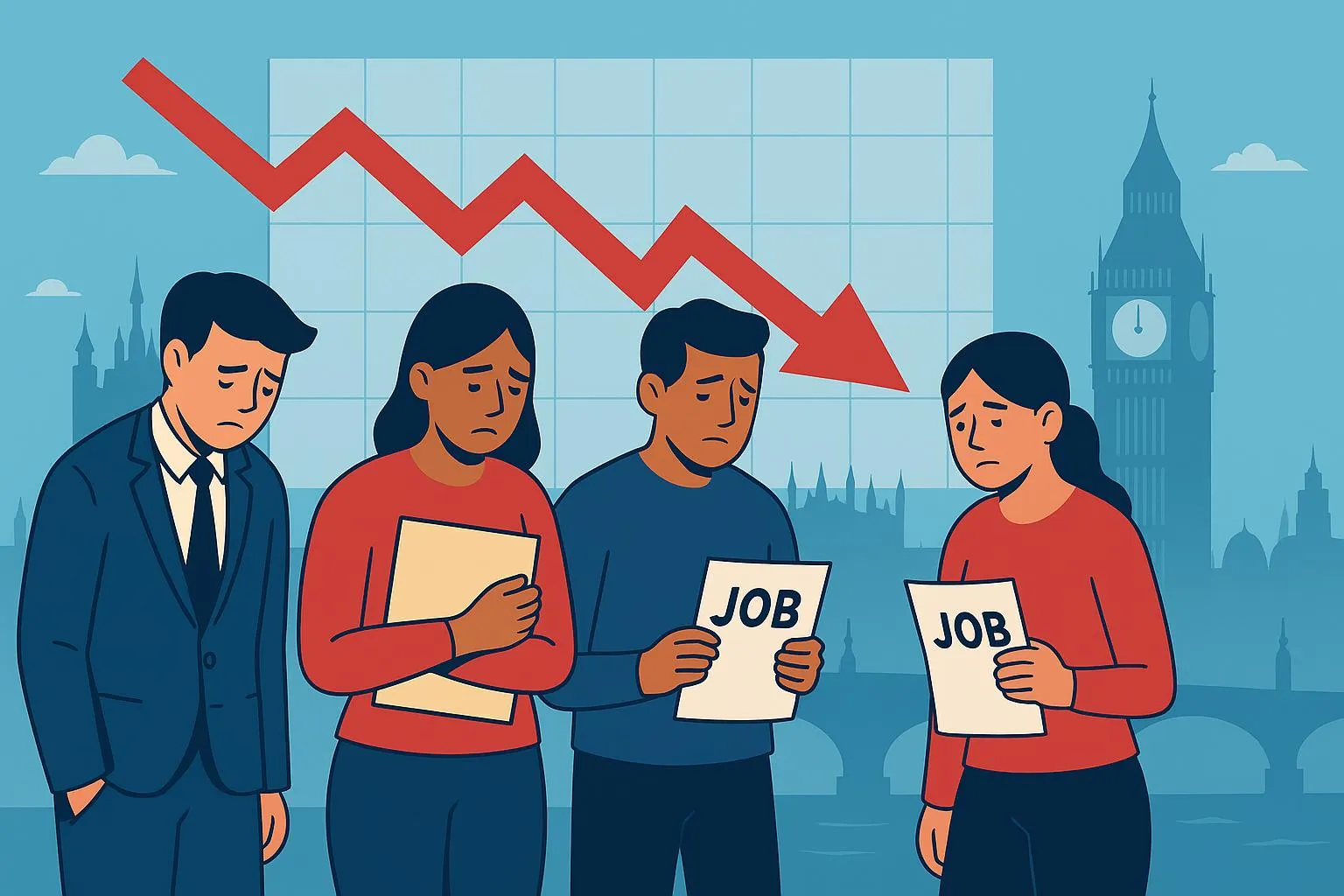 Unemployment in the UK rises to to 5% : ONS