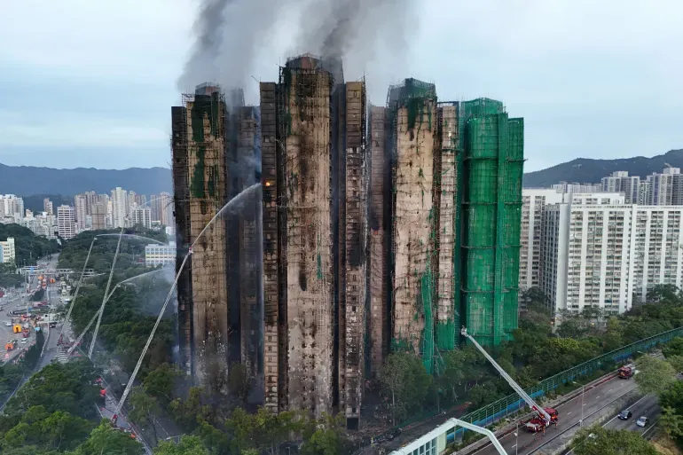 44 people died, over 200 missing in Hong Kong fire