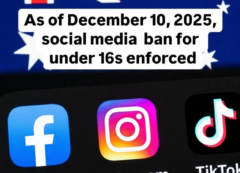 Social Media ban for Under 16s enforced in Australia