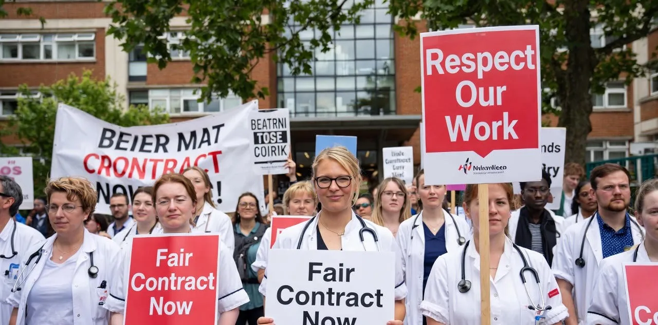 Resident doctors go on a five-day strike in England