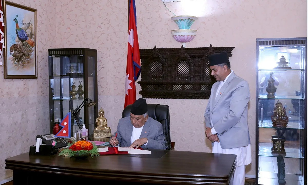 प्रतिनिधिसभा सदस्य निर्वाचन अध्यादेश २०८२ जारी