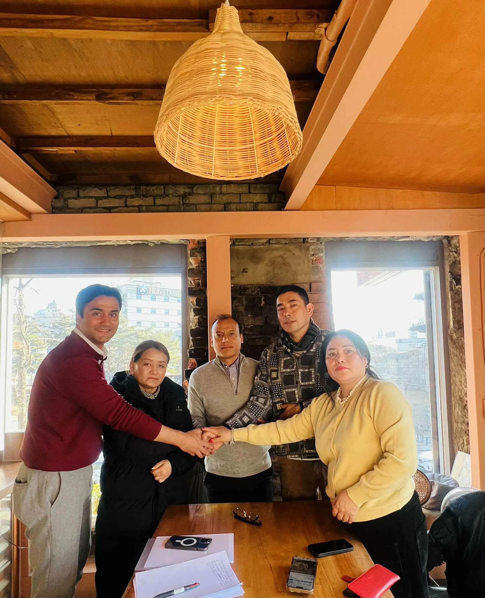 एनआरएनए अध्यक्ष श्रेष्ठको पहलमा कोरियामा समानान्तर एनसीसीबीच एकता