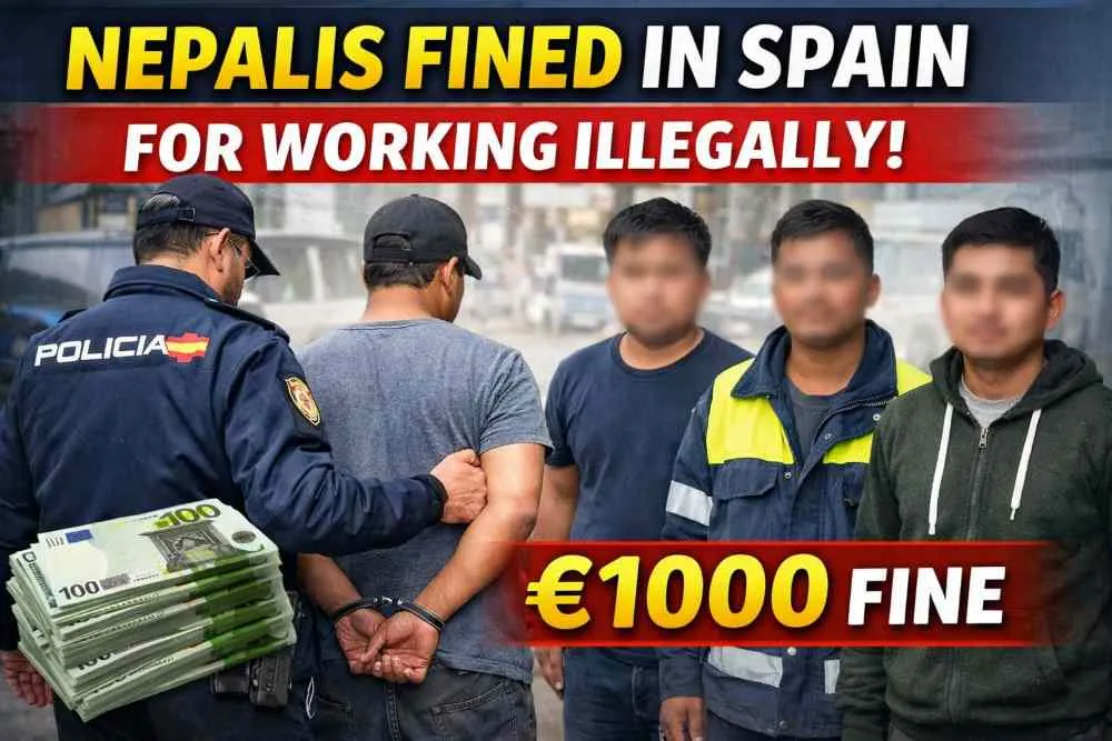 Three Nepali Nationals Fined for Working Illegally in Spain