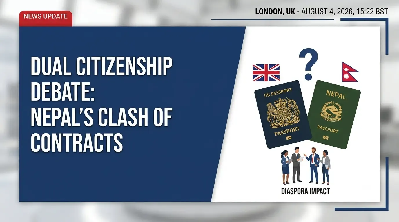 Dual Citizenship Debate Resurfaces as RSP's 'Citizen Contract' and the NRN Bill Draft Collide With UK Diaspora Hopes