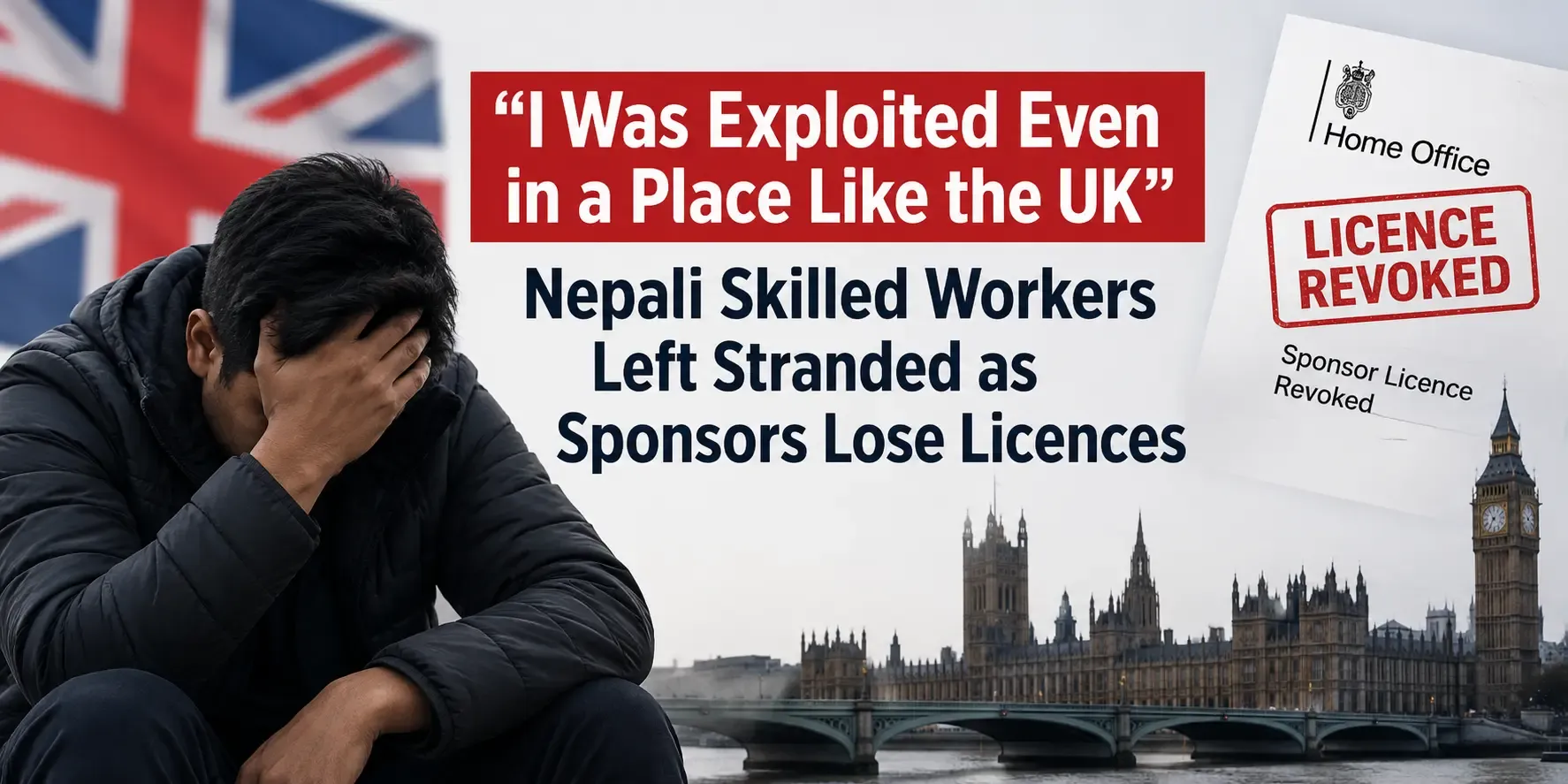 I Was Exploited Even in a Place Like the UK" — Nepali Skilled Workers Left Stranded as Sponsors Lose Licences