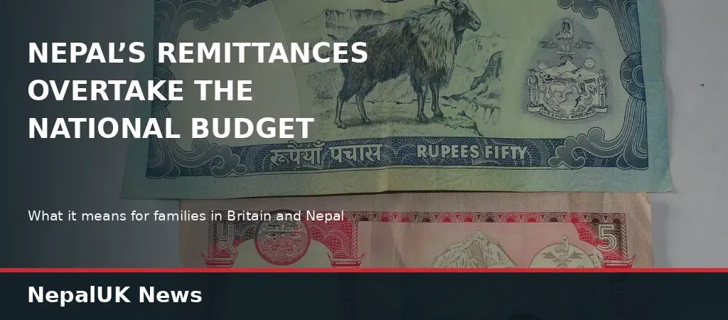 Nepal's Remittances Overtake the National Budget for the First Time — What It Means for Households in Britain and at Home