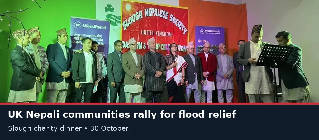 UK Nepali restaurants and societies raise funds for flood-hit Nepal, with Slough charity dinner on 30 October