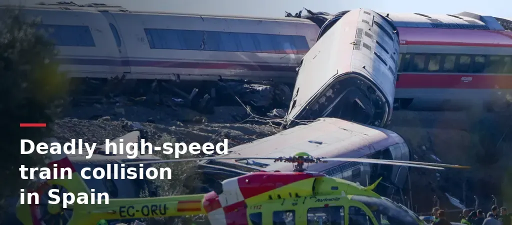 At least 31 dead after two high-speed trains collide in central Spain